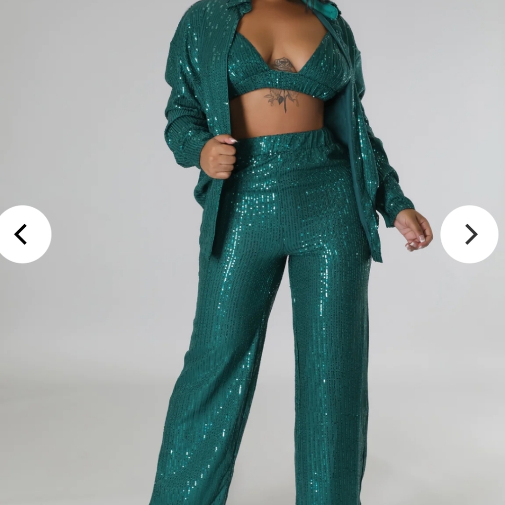 Emerald 💚 3 piece Pants Set
